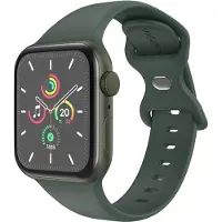 IMoshion Silikon-Armband⁺ für Apple Watch | 38/40/41/42 mm - Größe S/M - Olive