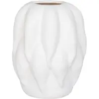 House Nordic | Vasenwelle Beige Keramik 19.5x19.5x26 cm | NADUVI