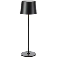 Markslöjd Fiore Portable Tischleuchte IP44 Matt Black - , Schwarz, für Terrasse, Metall
