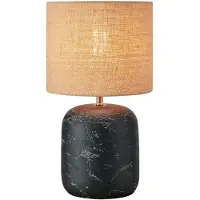 Markslöjd Montagna Tischleuchte H45 Black/Natural - , Montagna, Beige, für Wohnzimmer, Beton