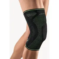 Bort StabiloGen Sport Knieband.L schwarz/grün 1 St Bandage(s)