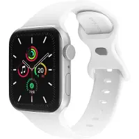 IMoshion Silikon-Armband⁺ für Apple Watch | 38/40/41/42 mm - Größe S/M - Weiß
