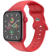 IMoshion Silikon-Armband⁺ für Apple Watch | 44/45/46/49 mm - Größe M/L - Rose