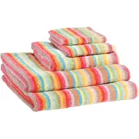 Cawö Kosmetiktuch Stripes Stripes Multi (6er Set)