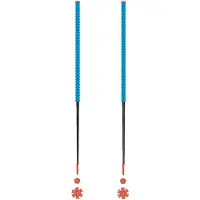 Les batons d'Alain - Tourenski-Stöcke - Azur - Größe 125 cm - Blau