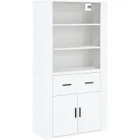 vidaXL Highboard Weiß Holzwerkstoff