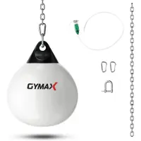 Coast Ø45 ??cm Waterbox -Sack 50 kg Boxsack mit verstellbarer Metallkette weiß
