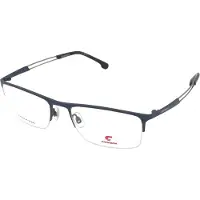 Carrera Herren CARRERA 8899 FLL Rahmen von BRILLEN Metall Blau undurchsichtig Quadratisch