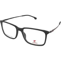 Carrera Herren CARRERA 8897 BLX Rahmen von BRILLEN Plastik Schwarz undurchsichtig/Rot Quadratisch