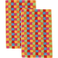 Cawö Gästehandtuch Lifestyle Cube Karo Multi (6er Set)