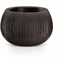 Prosperplast Beton Decoration Bowl 19.5x29x29 Cm Schwarz