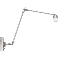 Steinhauer Wandleuchte Prestige Chic 1-flammig Silber Matt 80x15cm