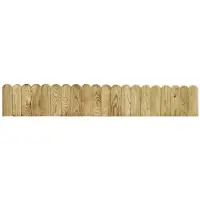 vidaXL Beeteinfassung Grün 120 cm Imprägniertes Kiefernholz