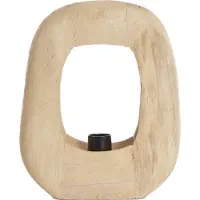Light & Living Leichte Tischlampe aus Holz Kelafo 24 x 30cm