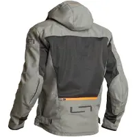 Lindstrands Rexbo Motorrad Textiljacke, grau/orange, 52