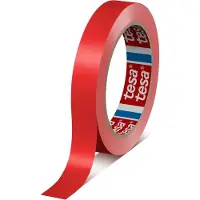 TESA Verpackungsklebeband 60404, 19 mm x 66 m, rot
