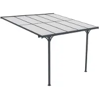 Fornorth Terrassenüberdachung 313x300x225-270cm