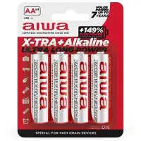 Aiwa - X-Tra Alkaline Aa Alkaline Batterie Lr6 Blister*4