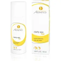 Aesthetico clarify skin - Mattierende Feuchtigkeitspflege für Mischhaut, fettige Haut und Akne, leichte Gelcreme mit Salizylsubstanzen, 2x 50 ml