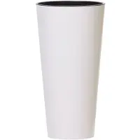 Prosperplast 15.5l Tubus Slim Collection 25x25x47.6 Cm Za4073 Flowerpot Durchsichtig