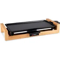 Alpina Teppanyaki-Grill, 2000 W, 43x22,5 cm, Bambusgehäuse