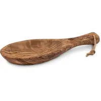 Petromax Flat Bowl 25 cm Olive Wood, Löffel