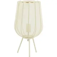 Light & Living Japandi Tischleuchte Plumeria creme Ø 25cm