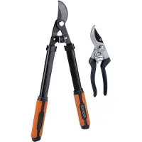 Black & Decker Astscheren 53,3 cm und 20,3 cm – Schwarz/Orange