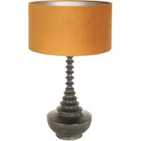 Anne Light & Home Einzigartige Tischleuchte Bois mit goldener Kapuze