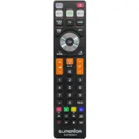 Superior Electronics SUPTRB008, TV, IR Wireless, Drucktasten, Schwarz