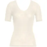 Hanro T-Shirt Woolen Silk Kurzarm in cygne | Gr.: XL