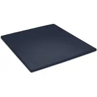 Cinderella Topper Spannbettlaken Marine (Satin)-90 x 220 cm