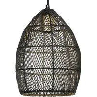 Light & Living - Hängeleuchte Meya - Schwarz/Gold - Ø20cm Hängelampe - Esstischlampe - Wohnzimmerlampe - Schlafzimmerlampe - Wohnzimmer