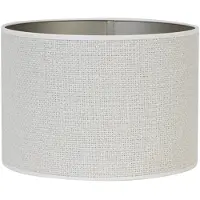 Light & Living Rustikaler weißer runder Lampenschirm Light & Living Saverna