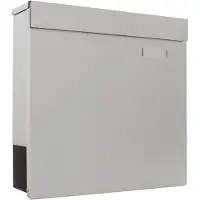 Rottner Briefkasten Kensington, Edelstahl silber