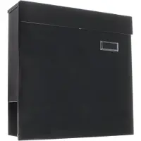 Rottner Briefkasten Kensington, Stahlblech schwarz