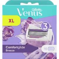 Procter & Gamble Gillette Venus Comfortglide Breeze Rasierklingen für Damen – 16 Nachfüllklingen – Vorteilspack (2x8 Stück)