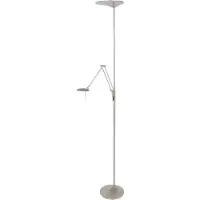 Steinhauer Deckenfluter mit Lesearm Steinhauer Zodiac LED
