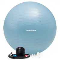 Tunturi Gym Ball - Fitnessball reissfest ABS 65 cm Hellblau