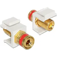 DeLOCK 86304, Gold, Rot, Weiß, 16,3 mm, 28,8 mm, 22,3 mm