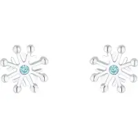 Prinzessin Lillifee Ohrschmuck für Mädchen, 925 Sterling Silber, Zirkonia synth. | Schneeflocke
