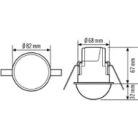 ESYLUX Compact Express Bewegungsmelder-Element - EP10510755