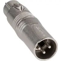 Neutrik NA3M5F 3-poliger XLR-Kabelstecker - 5-polige XLR-Kabelbuchse