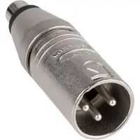 Neutrik NTR-NA2MPMF, XLR, RCA, Silber
