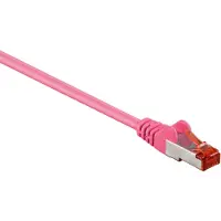 Goobay 93442, 50 m, Cat6, S/FTP (S-STP), RJ-45, RJ-45, Magenta