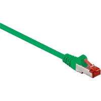 Goobay CAT 6 Patchkabel, S/FTP (PiMF), Grün, 15 m, LSZH halogenfrei, Kupfer