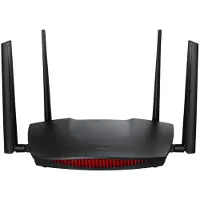 Edimax RG21S, Wi-Fi 5 (802.11ac), Dual-Band (2,4 GHz/5 GHz), Ethernet/LAN, Schwarz, Tabletop-Router