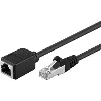Goobay 91885, 10 m, Cat5e, F/UTP (FTP), RJ-45, RJ-45, Schwarz