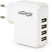 Gembird EG-U4AC-02, Drinnen, AC, 5 V, Weiß