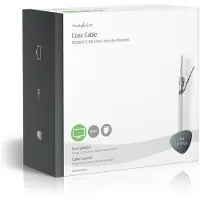 Nedis Koaxialkabel Rg58c/u 50 Ohm Doppelt Geschirmt Eca Pvc 50 M